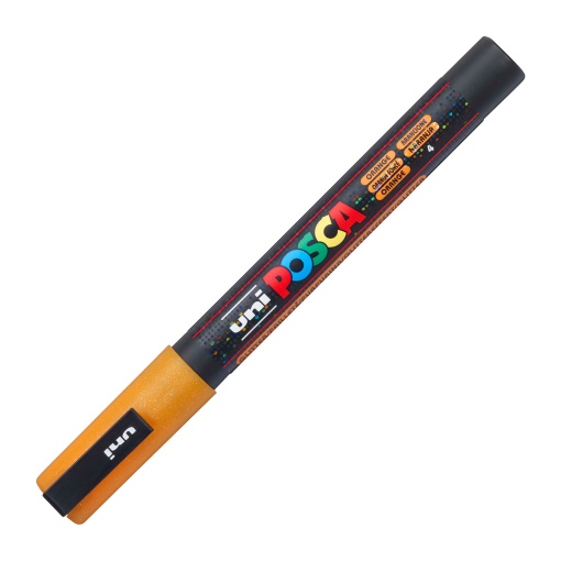 POSCA PC-3ml fine marker, 0.9-1.3mm, sparkling orange.