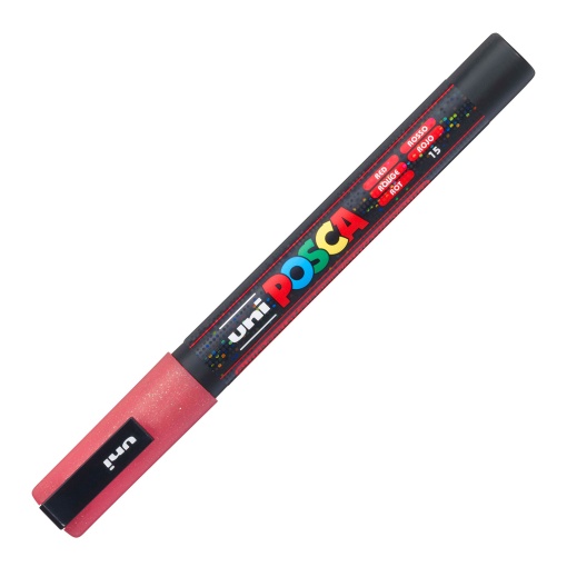 POSCA PC-3ml fine marker, 0.9-1.3mm, sparkling red.