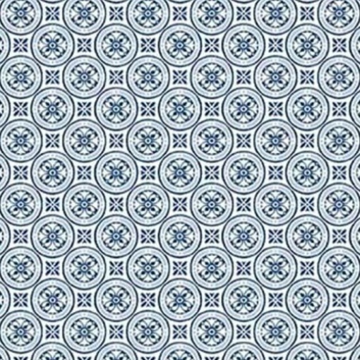 Tecido HILOGAR Lemon Fresh Azul 1x1,10m
