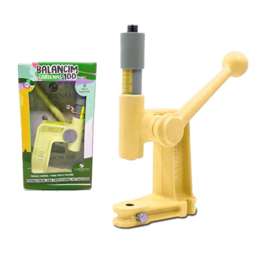 Prensa Manual para Aplicar e Forrar Botões BALANCIM 100 Amarelo