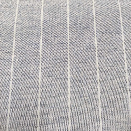 Tecido Linho Alentejano Risca Larga Azul 1x2,80m