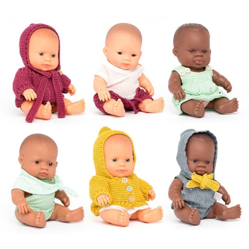 Boneco 21cm MINILAND Dolls Sortido