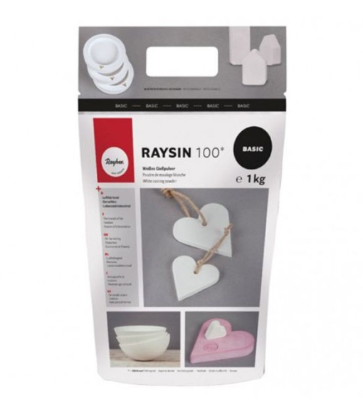 Pó Cerâmico RAYHER RAYSIN 100 1kg Branco