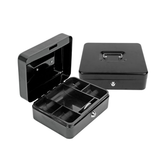 Cofre FOROFIS metal 20x16x9cm preto