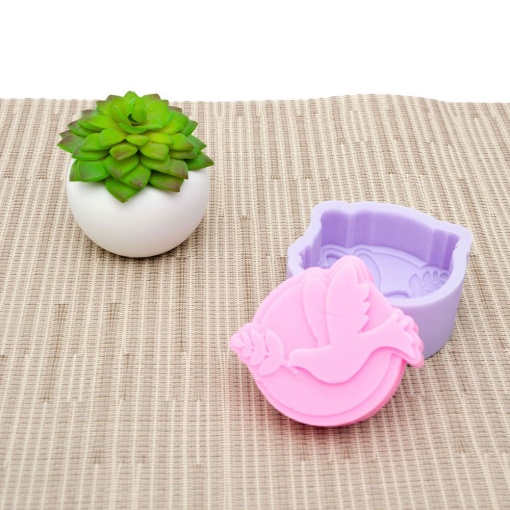 Molde de silicone pomba 8,5x7,5x3,5cm LG