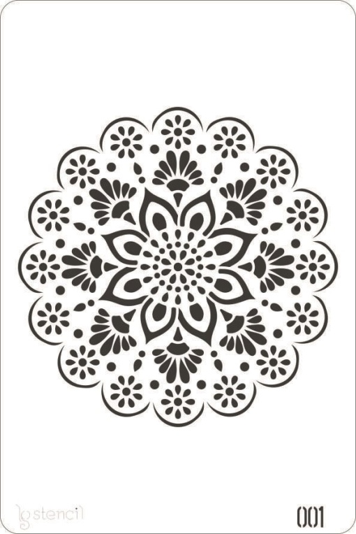 Stencil 20x30cm mandala
