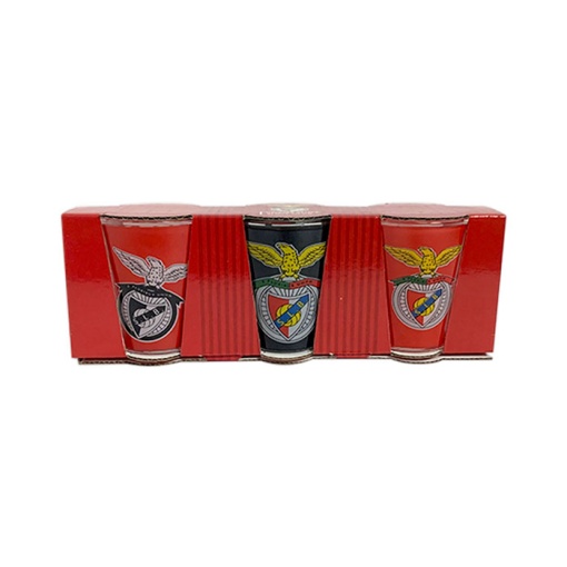 Conjunto 3 copos shot Benfica
