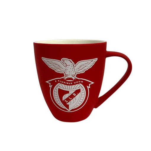 Caneca Aveludada e Abaulada BENFICA Vermelha