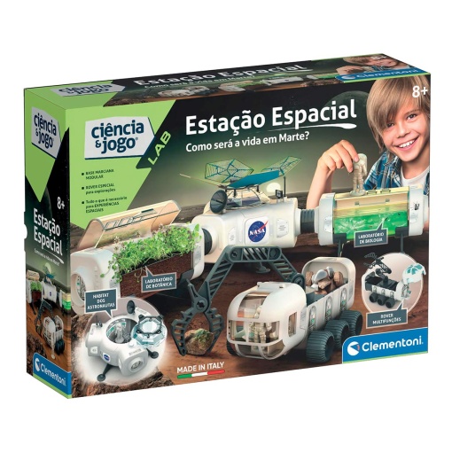 NASA estação espacial CLEMENTONI Ciência & Jogo Lab