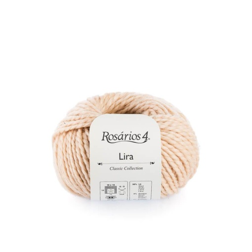 Fio de tricot ROSÁRIOS 4 Lira bege 05