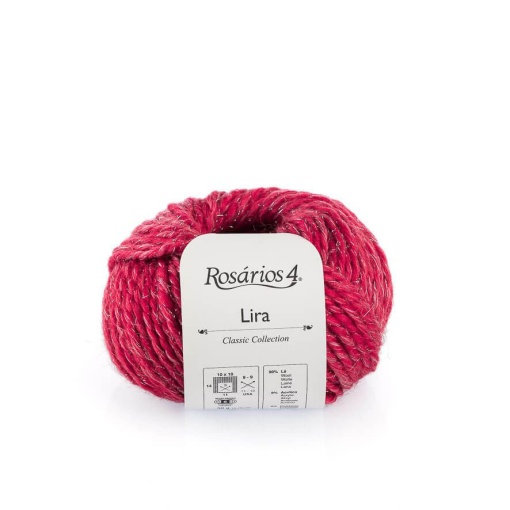 Fio de tricot ROSÁRIOS 4 Lira vermelho 19