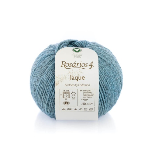 Fio de tricot ROSÁRIOS 4 Iaque 50g azul 11