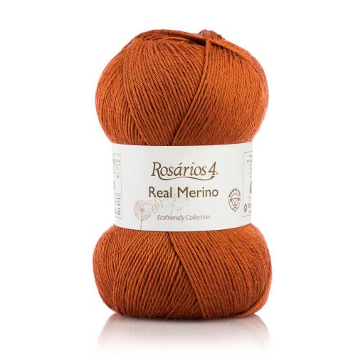 Fio de Tricot Rosários 4 Real Merino 100g Tijolo 11