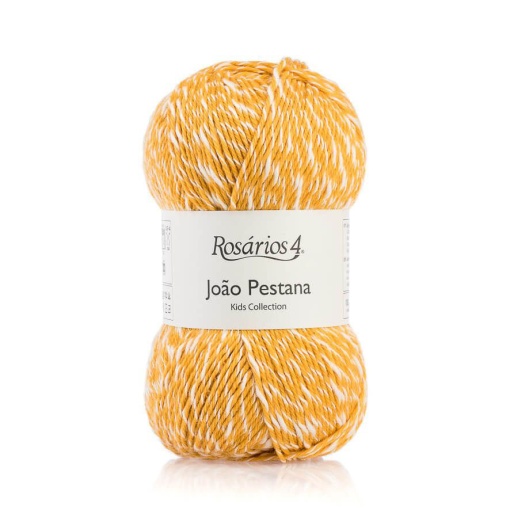 Fio de Tricot Rosários 4 João Pestana 100g Amarelo 11