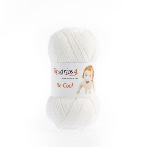 Fio de Tricot Rosários 4 Be Cool LISO 50g Pérola 01