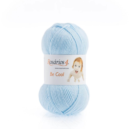 Fio de Tricot Rosários 4 Be Cool LISO 50g Azul 04