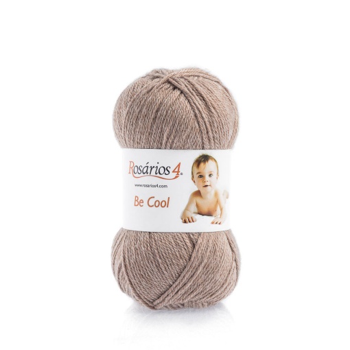 Fio de Tricot Rosários 4 Be Cool LISO 50g CAMEL 08
