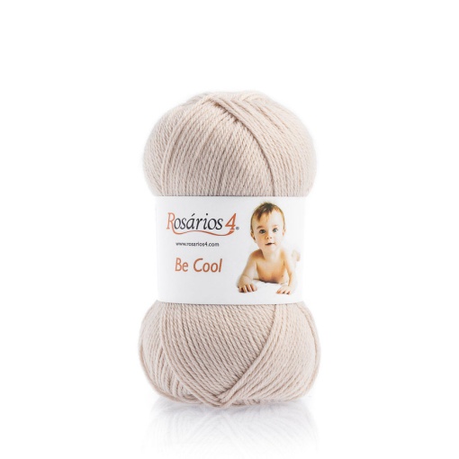 Fio de Tricot Rosários 4 Be Cool LISO 50g Bege 09