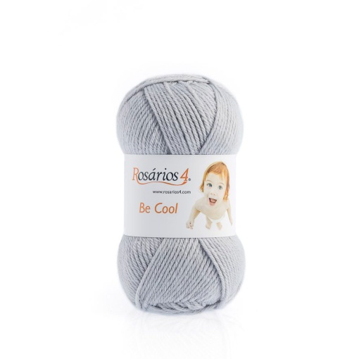 Fio de Tricot Rosários 4 Be Cool LISO 50g Cinza 10