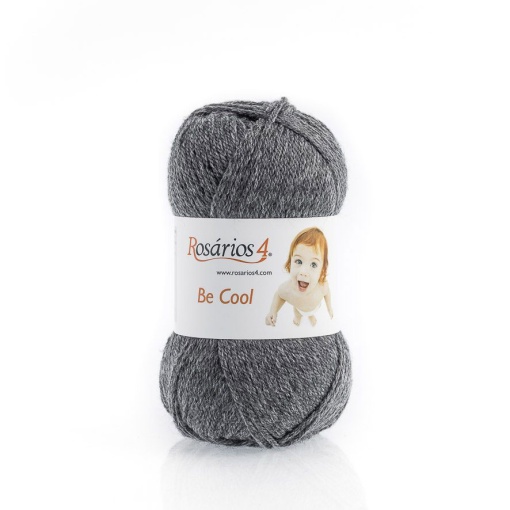 Fio de Tricot Rosários 4 Be Cool LISO 50g Antracite 11