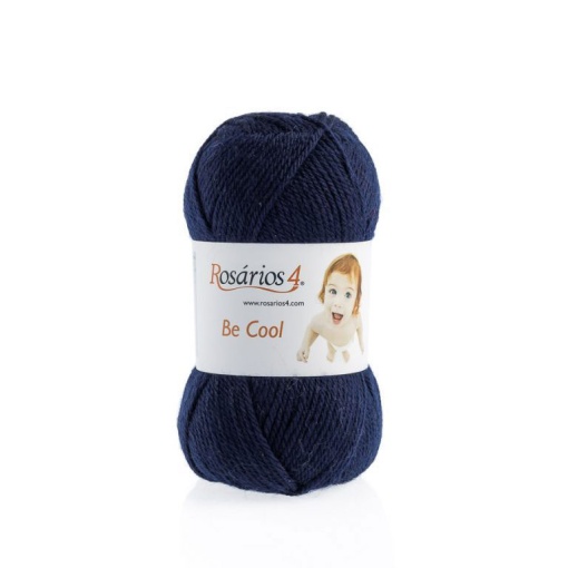 Fio de Tricot Rosários 4 Be Cool LISO 50g Marinho 13
