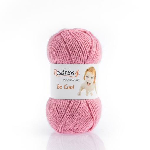 Fio de Tricot Rosários 4 Be Cool LISO 50g Rosa 19