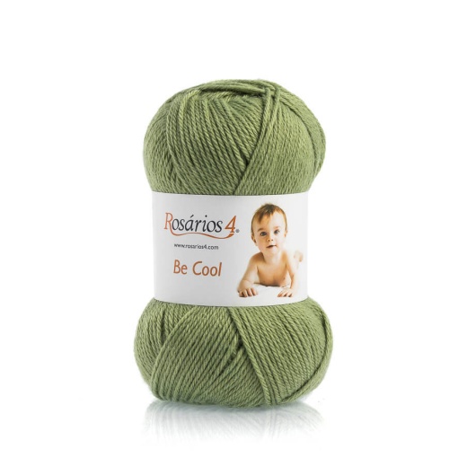 Fio de Tricot Rosários 4 Be Cool LISO 50g Verde Paris 21