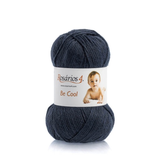 Fio de Tricot Rosários 4 Be Cool LISO 50g Cinza Azulado 23