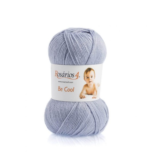 Fio de Tricot Rosários 4 Be Cool LISO 50g Azul Médio 24