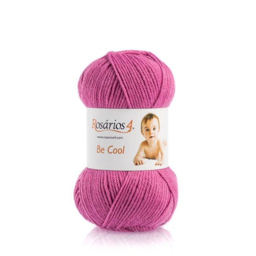 Fio de Tricot Rosários 4 Be Cool LISO 50g Fúcsia 28