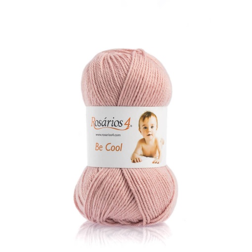 Fio de Tricot Rosários 4 Be Cool LISO 50g Tea Rose 29