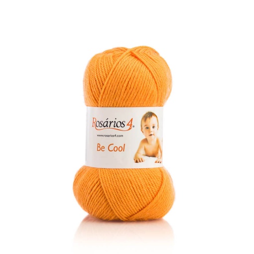 Fio de Tricot Rosários 4 Be Cool LISO 50g Laranja 34