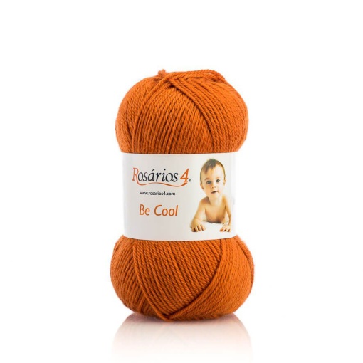 Fio de Tricot Rosários 4 Be Cool LISO 50g Canela 35