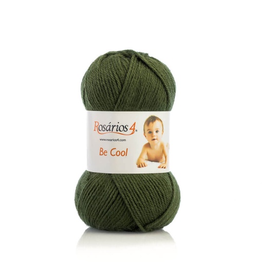 Fio de Tricot Rosários 4 Be Cool LISO 50g Verde Garrafa 37