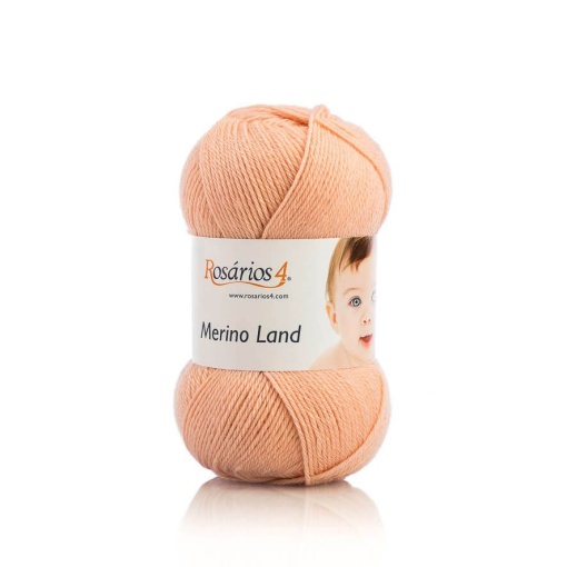 Fio de Tricot Rosários 4 Merino Land 50g Rosa Velho Claro 35