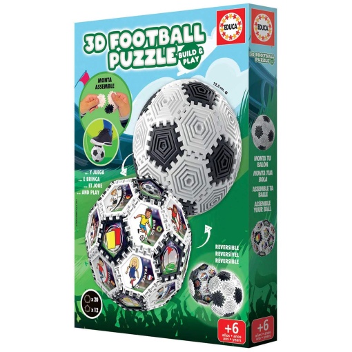 Puzzle EDUCA 32 peças 3D Futebol