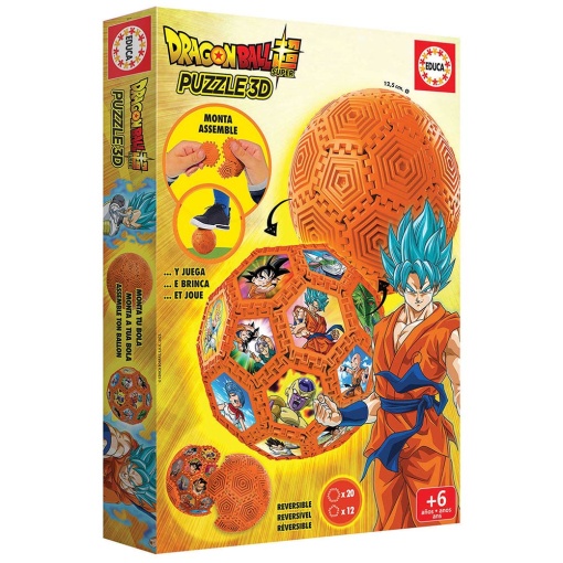 Puzzle EDUCA 32 peças Bola 3D Dragon Ball