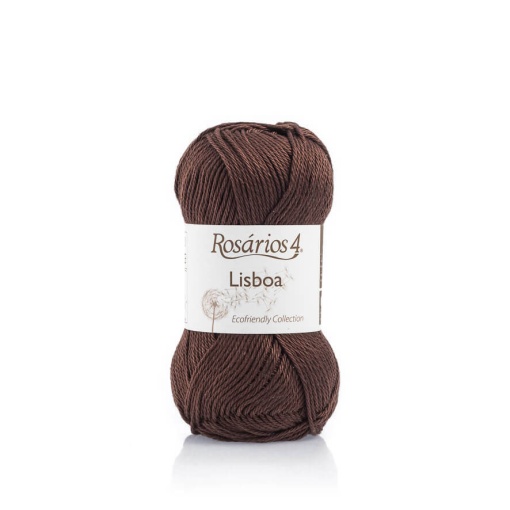 Fio de Tricot Rosários 4 Lisboa 50g Castanho 07