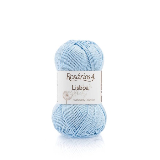 Fio de Tricot Rosários 4 Lisboa 50g Azul Bebé 08