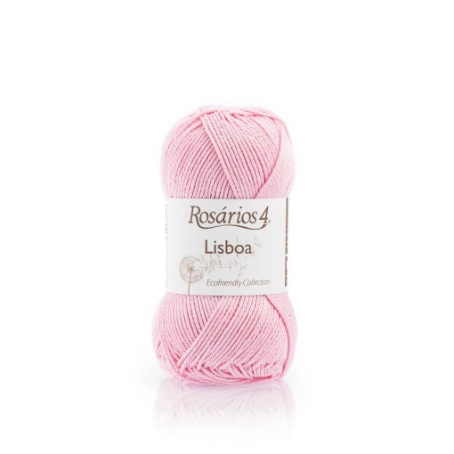 Fio de Tricot Rosários 4 Lisboa 50g Rosa 21