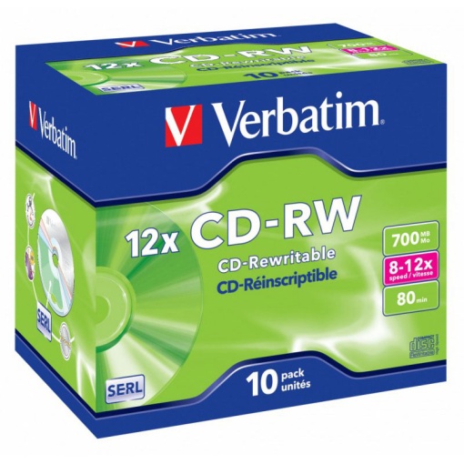 CD-RW 700MB VERBATIM