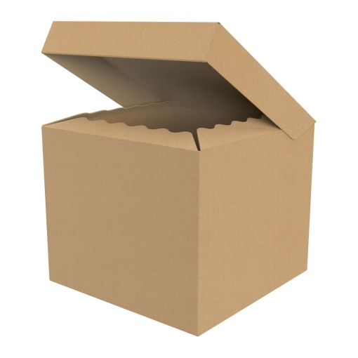 Caixa em Cartão Cabaz Bauletto 30x30x25cm Kraft