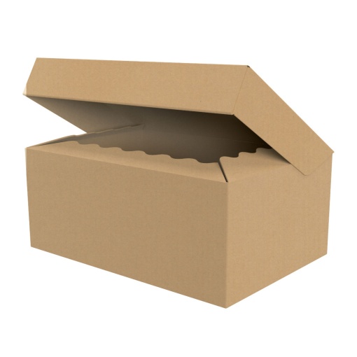 Caixa em Cartão Cabaz Bauletto 32,5x22,5x13,5cm Kraft