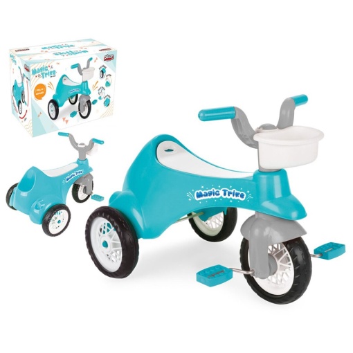 Triciclo com Cesto Frontal Azul Claro