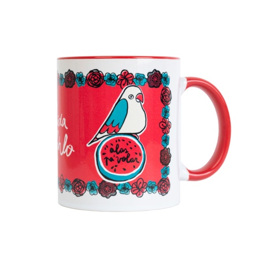 Caneca Frida Kahlo "Asas Para Voar" 350ml