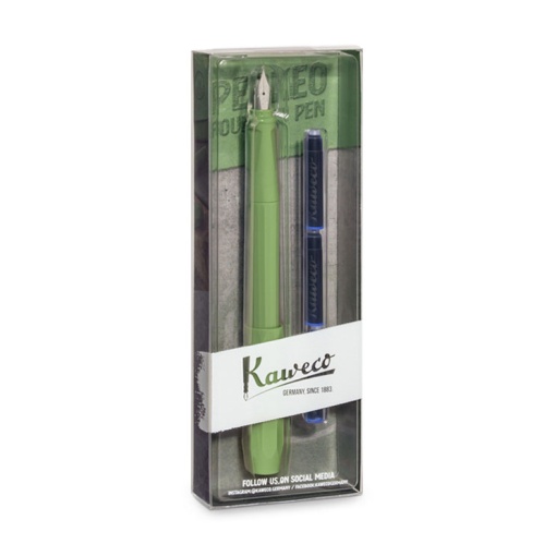 Caneta de Aparo KAWECO Perkeo Verde M + 3 Recargas