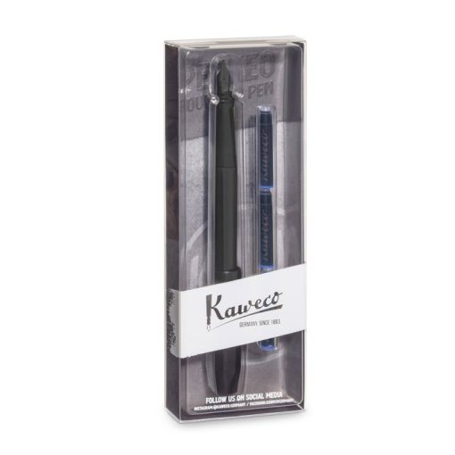 Caneta de Aparo KAWECO Perkeo Preto M + 3 Recargas