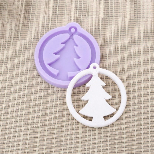 Molde de silicone pinheiro 6,7x7,2cm LG