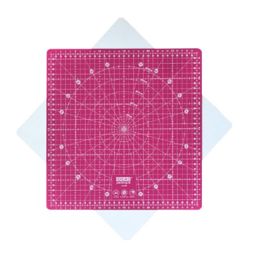 Base de Corte Rotativa 360° IDEAS 32x32cm Magenta