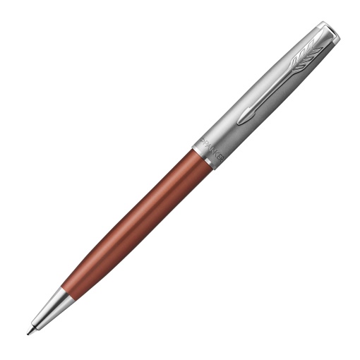 Esferográfica PARKER Sonnet Lacado Laranja/Cromado Escovado M Chrome Trim